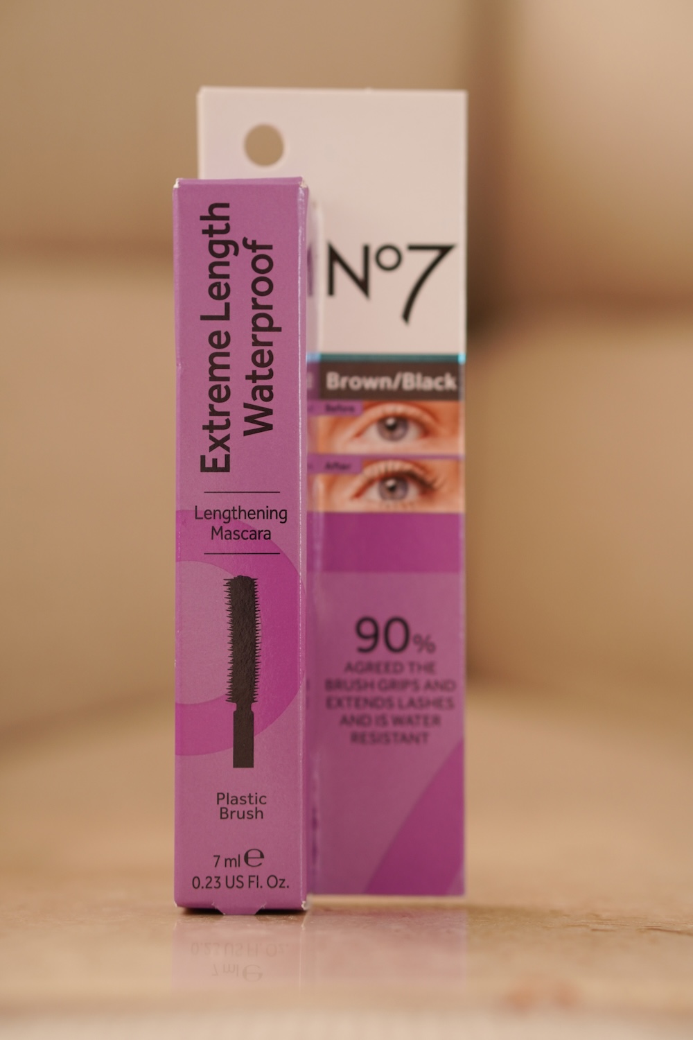 No7 Extreme Length Mascara Zwart/Bruin