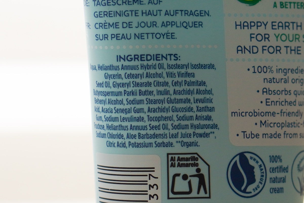 happy earth HYDRATERENDE DAGCRÈME