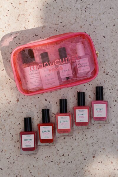 Manucurist Sweetscape Green Jelly collectie vijf kleuren koraal rood roze